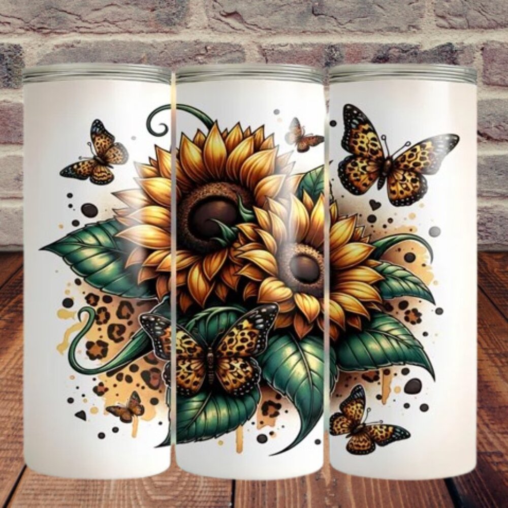 Sunflower Leopard Print Tumble